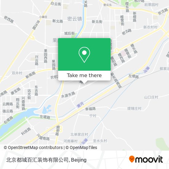 北京都城百汇装饰有限公司 map