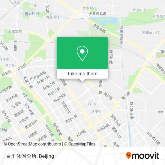 百汇休闲会所 map