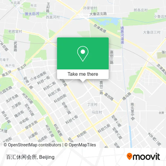 百汇休闲会所 map
