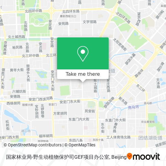 国家林业局-野生动植物保护司GEF项目办公室 map