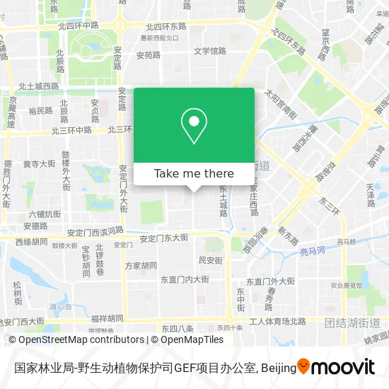 国家林业局-野生动植物保护司GEF项目办公室 map