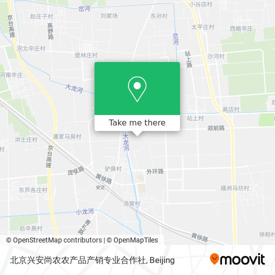 北京兴安尚农农产品产销专业合作社 map