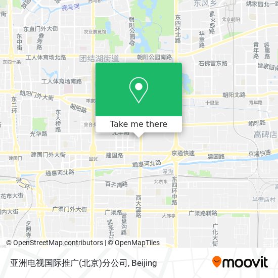 亚洲电视国际推广(北京)分公司 map
