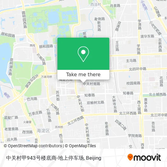 中关村甲943号楼底商-地上停车场 map