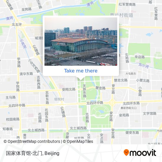 国家体育馆-北门 map