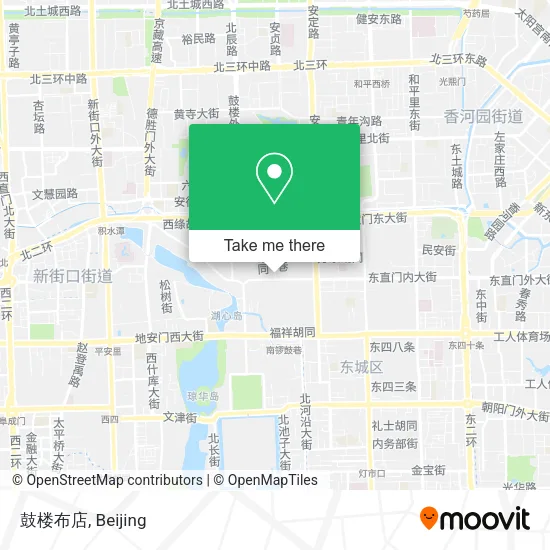 鼓楼布店 map