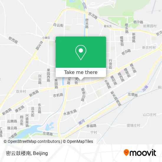 密云鼓楼南 map