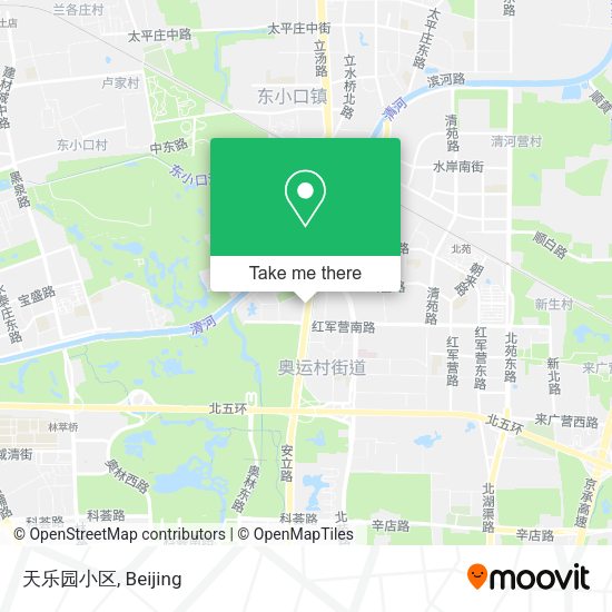 天乐园小区 map