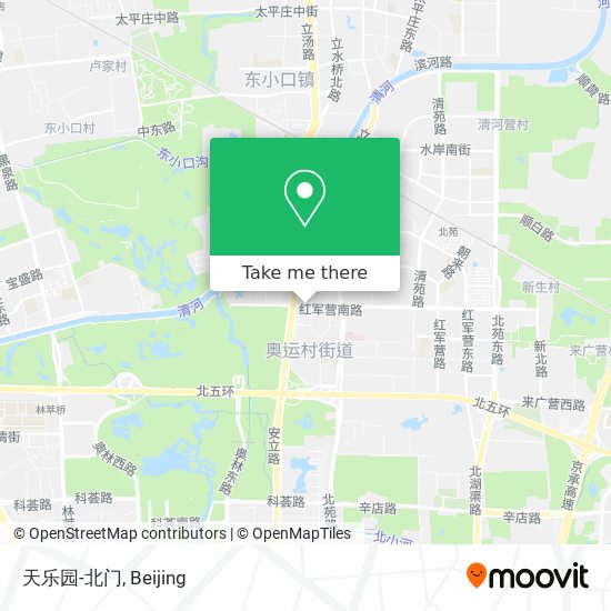 天乐园-北门 map