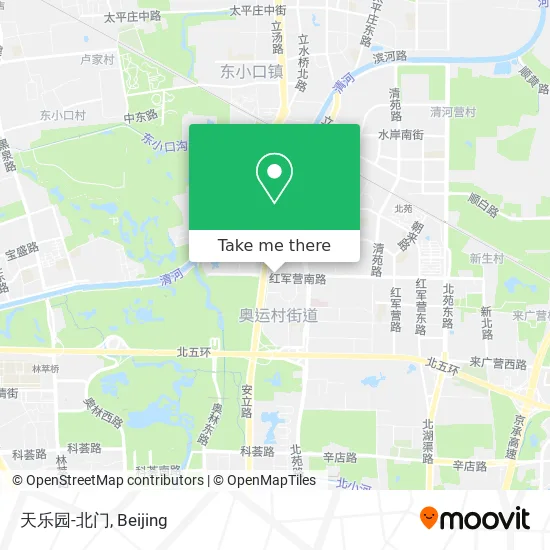 天乐园-北门 map