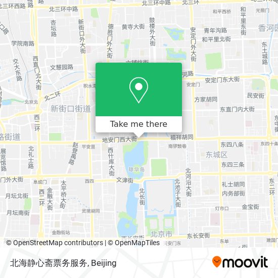 北海静心斋票务服务 map