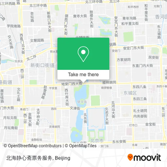 北海静心斋票务服务 map