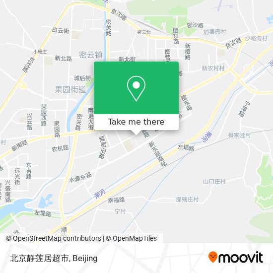 北京静莲居超市 map