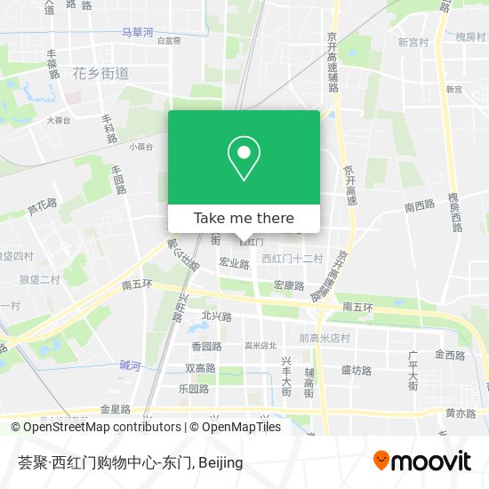 荟聚·西红门购物中心-东门 map