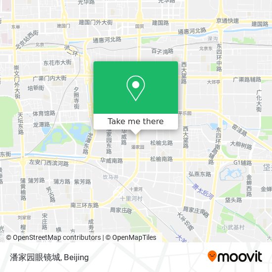 潘家园眼镜城 map