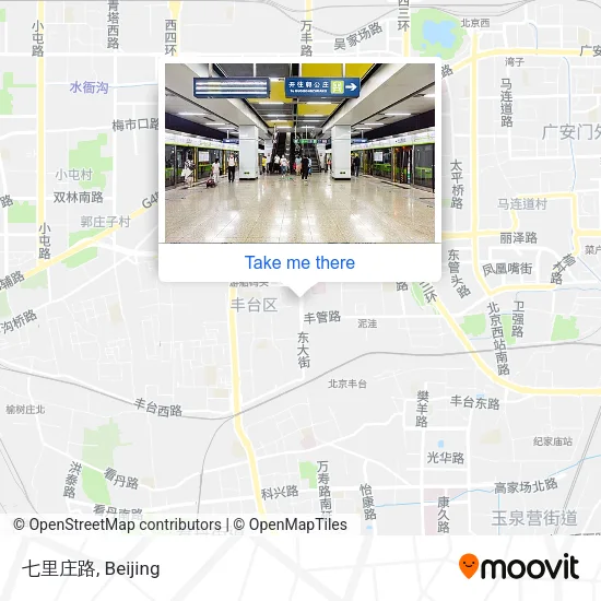 七里庄路 map