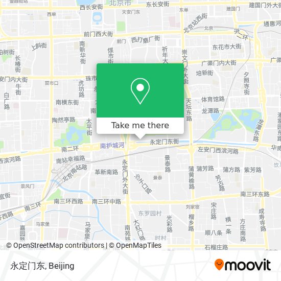 永定门东 map