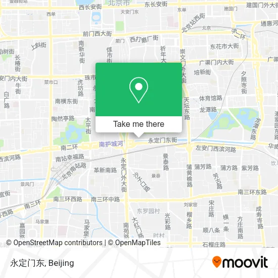 永定门东 map