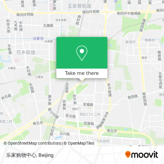 乐家购物中心 map