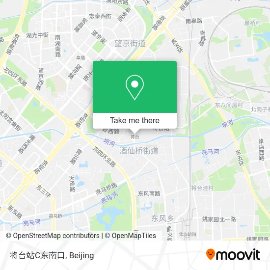 将台站C东南口 map
