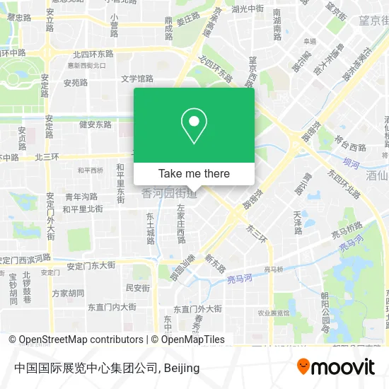 中国国际展览中心集团公司 map