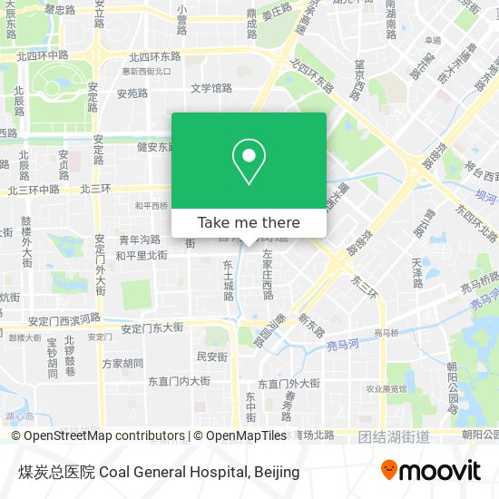 煤炭总医院 Coal General Hospital map