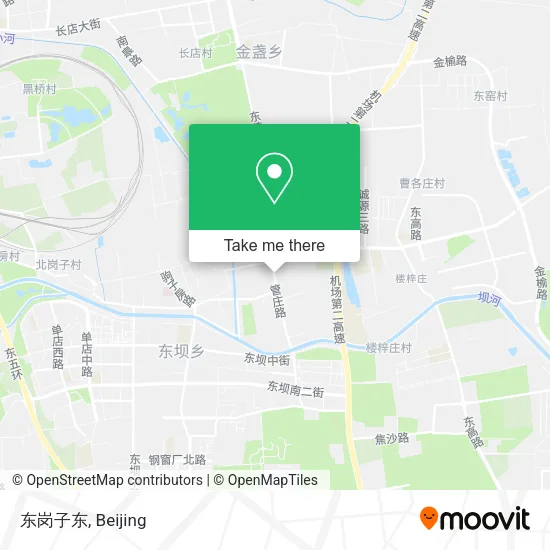 东岗子东 map