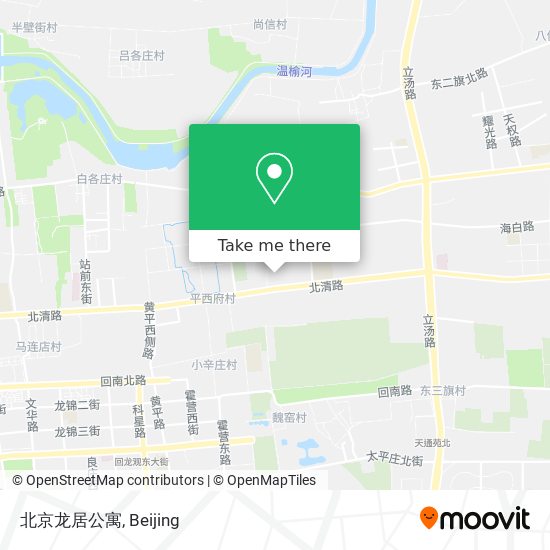 北京龙居公寓 map