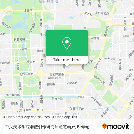 中央美术学院雕塑创作研究所通道画廊 map