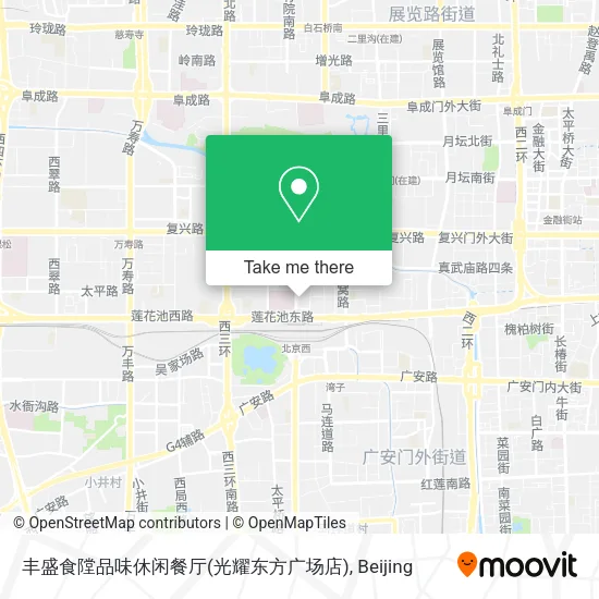 丰盛食隚品味休闲餐厅(光耀东方广场店) map