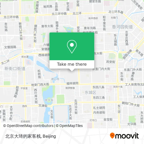北京大琦的家客栈 map