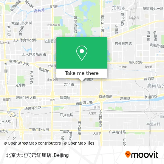 北京大北宾馆红庙店 map