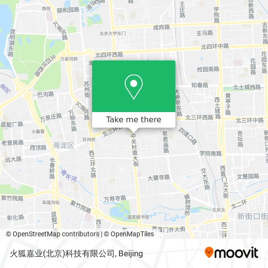 火狐嘉业(北京)科技有限公司 map