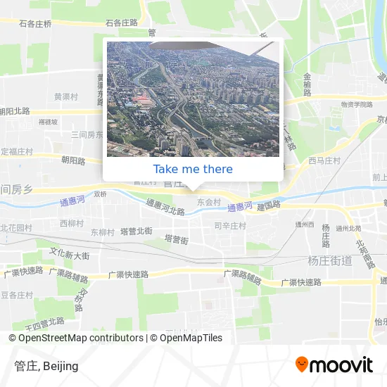 管庄 map