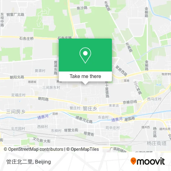 管庄北二里 map