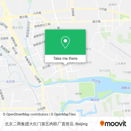 北京二商集团大红门第五肉联厂直营店 map