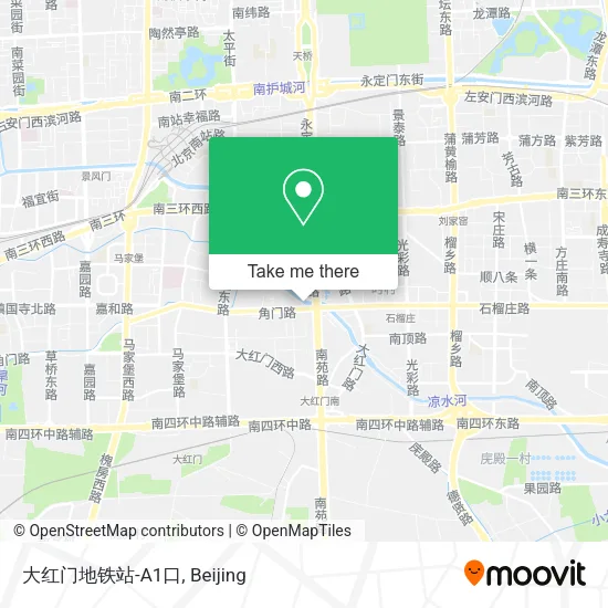 大红门地铁站-A1口 map