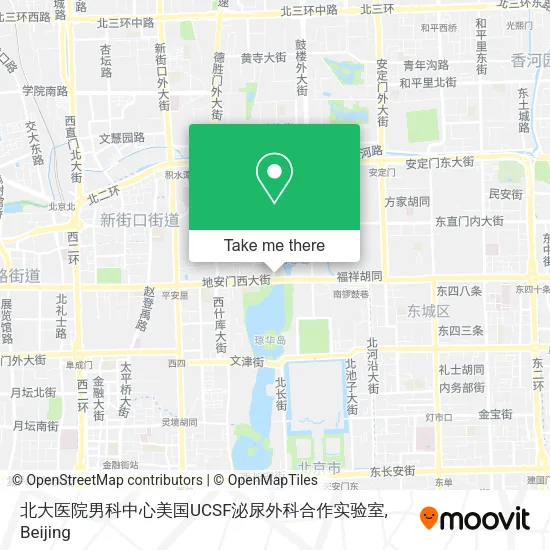 北大医院男科中心美国UCSF泌尿外科合作实验室 map