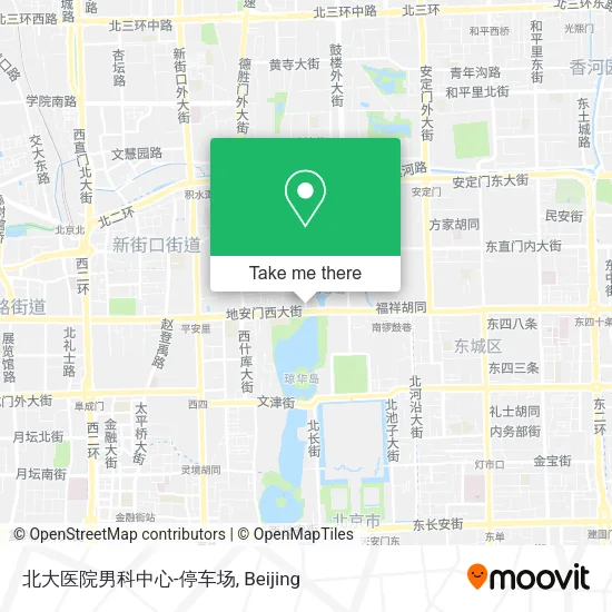 北大医院男科中心-停车场 map