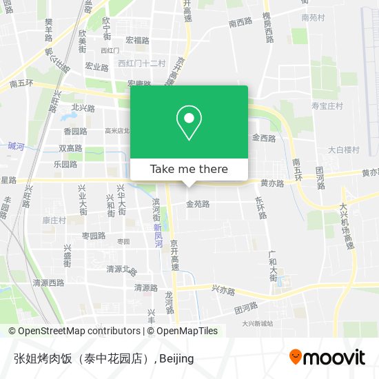 张姐烤肉饭（泰中花园店） map