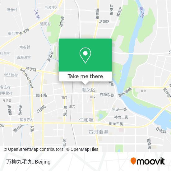 万柳九毛九 map