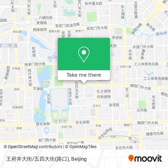 王府井大街/五四大街(路口) map