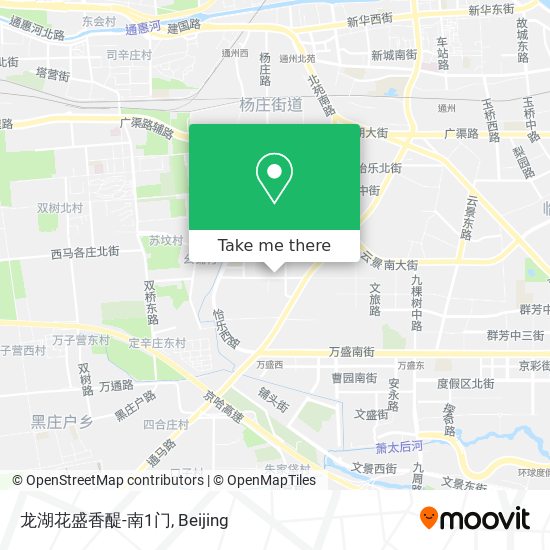 龙湖花盛香醍-南1门 map