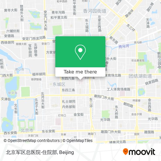 北京军区总医院-住院部 map