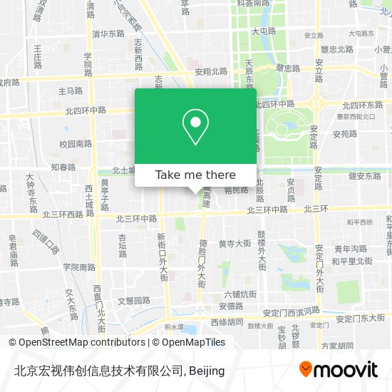 北京宏视伟创信息技术有限公司 map