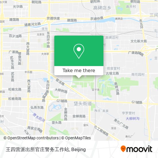 王四营派出所官庄警务工作站 map