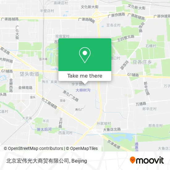 北京宏伟光大商贸有限公司 map
