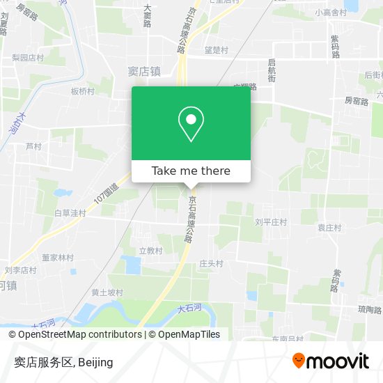 窦店服务区 map