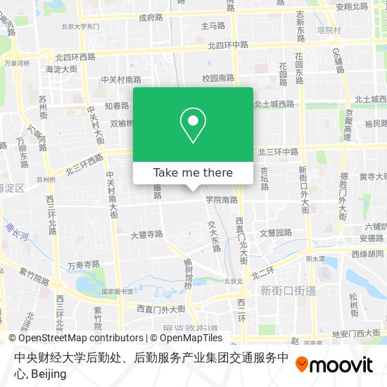 中央财经大学后勤处、后勤服务产业集团交通服务中心 map