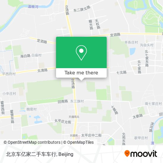 北京车亿家二手车车行 map